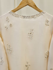 3 Piece - Pure Organza Embroidered Suit S111613