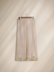 Korean Raw Silk Embroidered Pants PNT0371