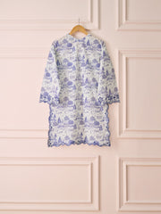 (Unstitched) Digital Printed Embroidered Cambric Shirt S110572
