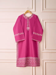 (Unstitched) 2 Piece - Embroidered Cambric Suit KJ-4403