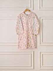 (Unstitched) Digital Printed Embroidered Cambric Shirt KJ-4414