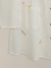 (Kids) Embroidered Cambric Shirt KD-034