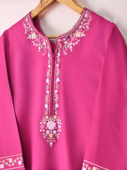 (Unstitched) 2 Piece - Embroidered Cambric Suit KJ-4403