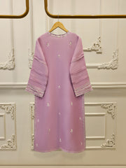 Pure Organza Embroidered Suit S111626