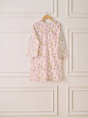 (Unstitched) Digital Printed Embroidered Cambric Shirt KJ-4414