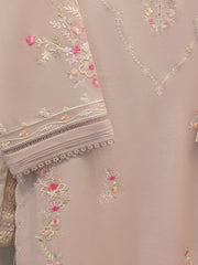 2 Piece - Embroidered Kora Cotton Silk Suit S111913