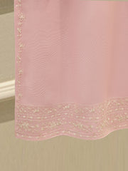3 Piece - Pure Embroidered Cotton Net Suit S112441