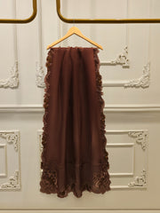 3 Piece- Pure Embroidered Sheesha Silk Suit S112969