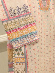 3 Piece - Digital Printed Embroidered Cambric Suit S112968