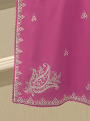 3 Piece - Embroidered Cambric Suit S113026