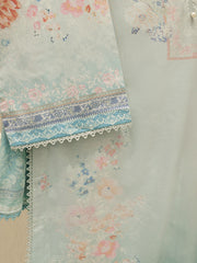 3 Piece - Digital Printed Cambric Suit S113017