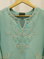 2 Piece- Pure Embroidered Sheesha Silk Suit S113047