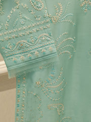2 Piece- Pure Embroidered Sheesha Silk Suit S113047