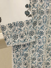 2 Piece - Hand Block Printed Kora Cotton Suit S113050