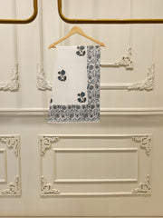 2 Piece - Hand Block Printed Kora Cotton Suit S113050