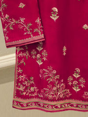 2 Piece- Pure Embroidered Sheesha Silk Suit S113058