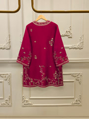 2 Piece- Pure Embroidered Sheesha Silk Suit S113058