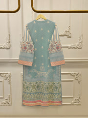 Digital Printed Embroidered Cambric Shirt S113137