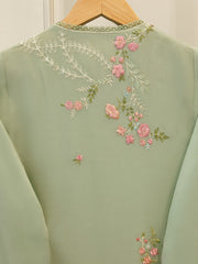 2 Piece - Pure Chiffon Embroidered Suit S113138