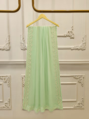 3 Piece - Pure Embroidered Chiffon Suit S113445