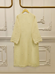3 Piece - Pure Embroidered Cotton Net Suit S113493