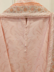 3 Piece - Embroidered Cambric Suit S113494