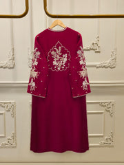 3 Piece - Pure Embroidered Cottone Net Suit S113500