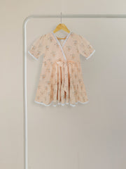 (KIDS) PREMIUM DIGITAL PRINTED PIMA CAMBRIC COTTON FROCK AND PANTS KD022