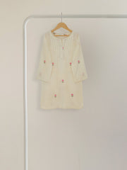 (KIDS) FINE JACQUARD EMBROIDERED SHIRT AND PANTS KD028