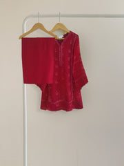 (KIDS) TWO PIECE PURE BAMBAR CHIFFON KD004B-B
