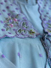 (Kids) 3 Piece - Pure Cotton Net Suit FKD-002