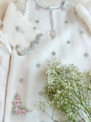 (Kids) 3 Piece - Pure Organza Suit FKD-009