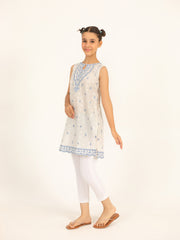 (Kids) 2 Piece - Embroidered Lawn Suit FKD-083