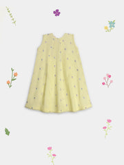 (Kids) 2 Piece - Embroidered Cambric Suit FKD-086