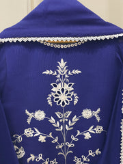 3 Piece - Pure Embroidered Cotton Net Suit S112429