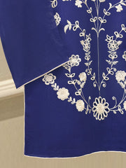 3 Piece - Pure Embroidered Cotton Net Suit S112429