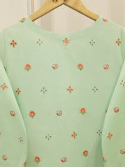 2 Piece - Embroidered Cambric Suit S112432