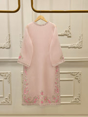 3 Piece - Pure Organza Embroidered Suit S112430