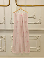 3 Piece - Pure Organza Embroidered Suit S112430