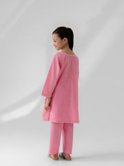 (Kids) 2 Piece - Embroidered Lawn Suit FKD-082