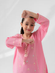(Kids) 2 Piece - Embroidered Lawn Suit FKD-082