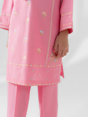 (Kids) 2 Piece - Embroidered Lawn Suit FKD-082