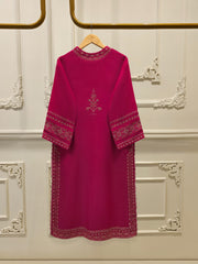 3 Piece - Embroidered Kora Cotton Silk Suit S112451