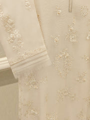 2 Piece - Pure Embroidered Cotton Net Suit S112453