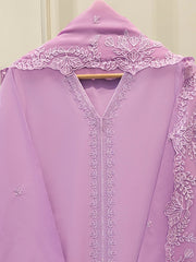 3 Piece - Embroidered Cambric Suit S112495