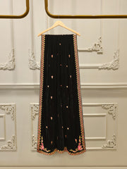 3 Piece - Embroidered Velvet Suit S112565