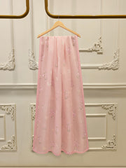 3 Piece - Pure Embroidered Cotton Net Suit S112841