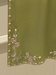3 Piece - Pure Embroidered Cotton Net Suit S112928