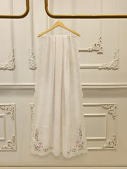 3 Piece - Pure Embroidered Cotton Net Suit S112932