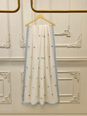 3 Piece - Pure Embroidered Cotton Net Suit S112942